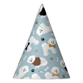 Chapeaux De Fètes Bones et pattes Bichon Frise (Gauche)