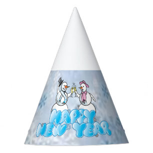 Chapeaux De Fètes Bonhomme de neige Nouvel An