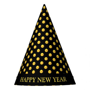 Chapeaux De Fètes Bonne année & pois dorés