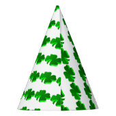 Chapeaux De Fètes Bonne chance Clover Motif Vert Funny Elegant (Dos)