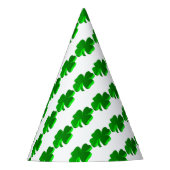 Chapeaux De Fètes Bonne chance Clover Motif Vert Funny Elegant (Devant)