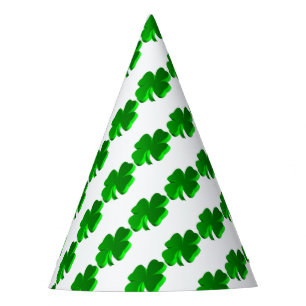 Chapeaux De Fètes Bonne chance Clover Motif Vert Funny Elegant