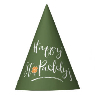 Chapeaux De Fètes Bonne St. Paddy's Orange Shamrock ID336