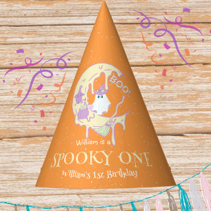 Chapeaux De Fètes Boo Little Ghost Éffrayant Un Halloween 1er Annive