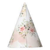 Chapeaux De Fètes Botanique rose fleurie 75e anniversaire (Dos)