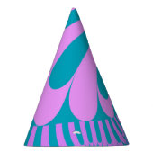 Chapeaux De Fètes Boucle rose et Turquoise (Droite)