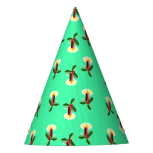 Chapeaux De Fètes Bougie Bourgogne avec saint Noël