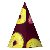 Chapeaux De Fètes Boulons de rubis : Motif imperméable. (Dos)