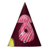 Chapeaux De Fètes Boulons de rubis : Motif imperméable. (Gauche)