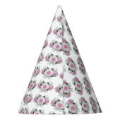 Chapeaux De Fètes Bouquet rose (Dos)