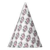 Chapeaux De Fètes Bouquet rose (Gauche)