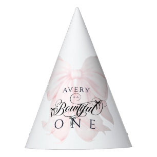 Chapeaux De Fètes Bowtiful Un 1er Anniversaire Pink Bow Girls