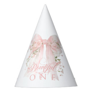 Chapeaux De Fètes Bowtiiful One 1er Anniversaire Fleurs Ruban Filles