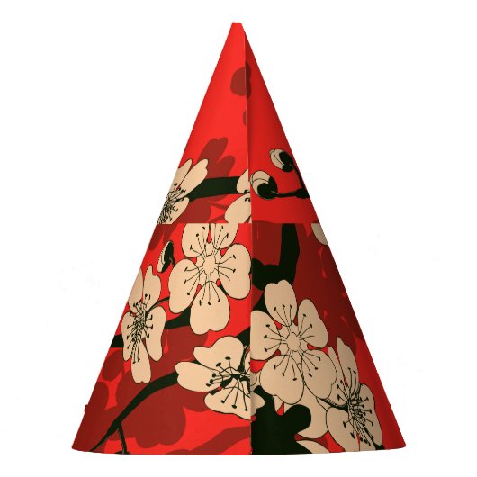 Chapeaux De Fètes Branche de cerisier japonais : élégant (Dos)