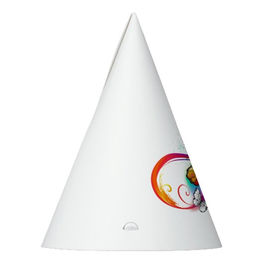 Chapeaux De Fètes Bright infinity with rainbow butterfly (Gauche)