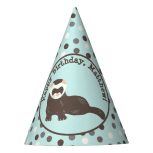 Chapeaux De Fètes Brown Ferret Mint Green