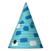 Chapeaux De Fètes Brush course sans couture motif, dessiné à la main (Gauche)