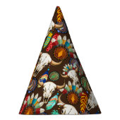 Chapeaux De Fètes Buffalo Skull Native American Emblem (Droite)