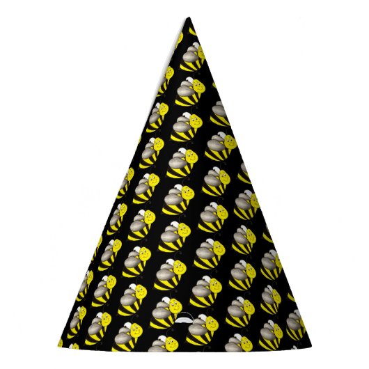 Chapeaux De Fètes Bug d'abeille jaune noire (Gauche)