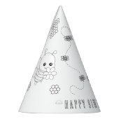 Chapeaux De Fètes Bumble Bee Anniversaire-Couleur de fête Votre prop (Gauche)