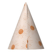 Chapeaux De Fètes Burange Soleil Aquarelle Fête Anniversaire (Dos)