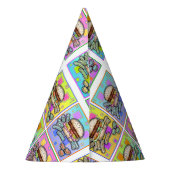 CHAPEAUX DE FÈTES BURGER POP ART (Dos)