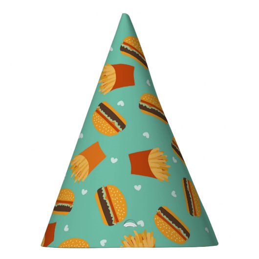 Chapeaux De Fètes Burger rétro et baies (Droite)