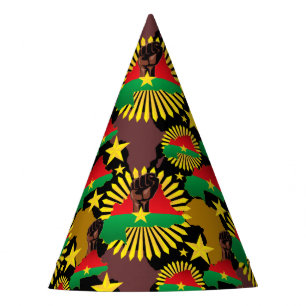 Chapeaux De Fètes Burkina Faso Carte, drapeau et première révolution