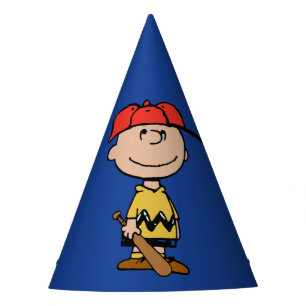 Chapeaux De Fètes cacahuètes Charlie Brown Baseball Smile