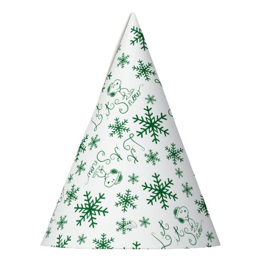 Chapeaux De Fètes cacahuètes | Christmas Snoopy Let It Snow Motif (Gauche)