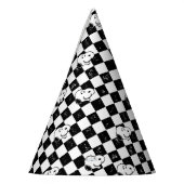 Chapeaux De Fètes cacahuètes | Drapeau À damiers Snoopy (Gauche)