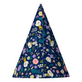 Chapeaux De Fètes cacahuètes en Motif de fleurs (Dos)