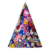 Chapeaux De Fètes cacahuètes | Motif de patchs Mixtape (Gauche)