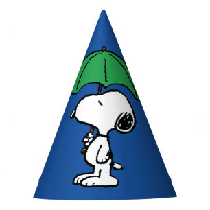 Chapeaux De Fètes cacahuètes Parapluie vert Snoopy