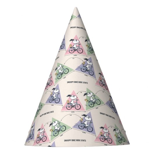 Chapeaux De Fètes cacahuètes | Snoopy Bike Ride Stats (Devant)