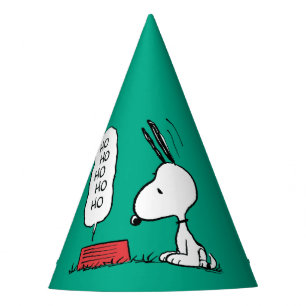 Chapeaux De Fètes cacahuètes   Snoopy Ho Ho Ho Plat alimentaire