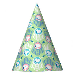 Chapeaux De Fètes cacahuètes Snoopy Mint Green Deco Dreams Motif