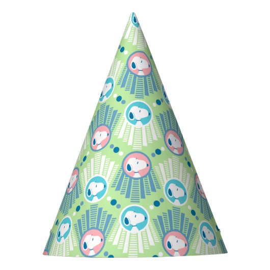 Chapeaux De Fètes cacahuètes | Snoopy Mint Green Deco Dreams Motif (Devant)