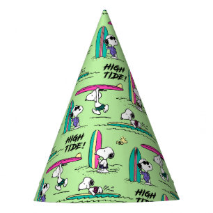 Chapeaux De Fètes cacahuètes   Snoopy Ocean High Tide Motif