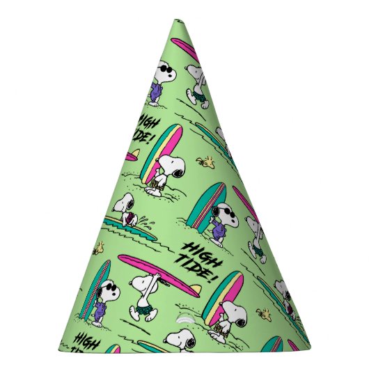 Chapeaux De Fètes cacahuètes | Snoopy Ocean High Tide Motif (Droite)