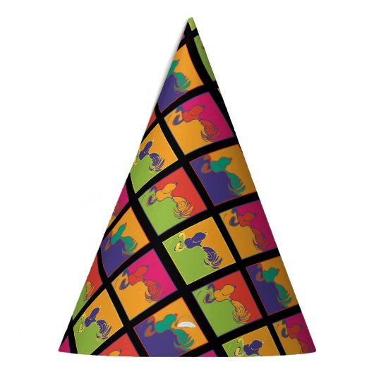 Chapeaux De Fètes cacahuètes | Snoopy Pop Art Moderne (Gauche)