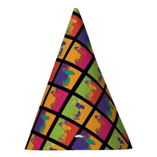 Chapeaux De Fètes cacahuètes | Snoopy Pop Art Moderne (Droite)
