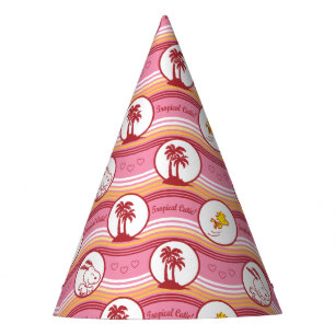 Chapeaux De Fètes cacahuètes Snoopy & Woodstock Tropical Cutie