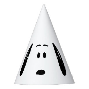 Chapeaux De Fètes cacahuètes   Visage Snoopy