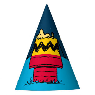 Chapeaux De Fètes cacahuètes Woodstock Camping Demi et Demi