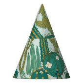 Chapeaux De Fètes Cactus Vert texture Vintage répétée (Gauche)