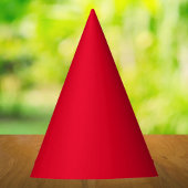 Chapeaux De Fètes Cadmium Rouge couleur solide