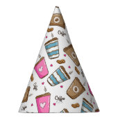 Chapeaux De Fètes Cafés, Haricots, Coeurs, Amateur De Café (Droite)