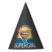 Chapeaux De Fètes California Supergirl Sunset Graphic (Devant)