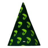 Chapeaux De Fètes Caméléon vert mignon (Droite)